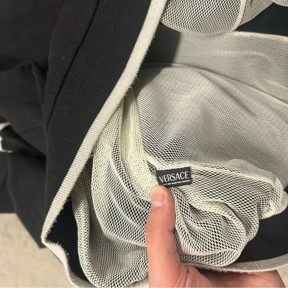 Vintage Versace Sport Black Silver Jacket - Picture 10 of 11